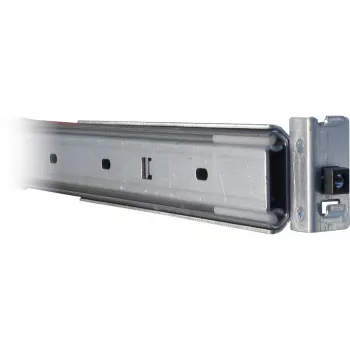 Inter-Tech - Teleskopické lišty pre rack - sivé - 2U - 48,3 cm (19