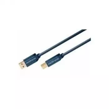 ClickTronic 1,8 m USB3.0 A – B m/m 1,8 m USB-A USB-B modrý USB kábel (70092)