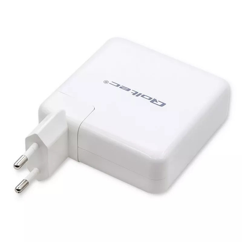 Qoltec GaN nabíjačka FAST 108W | 5-20V | 3-4.7A | USB C | biela