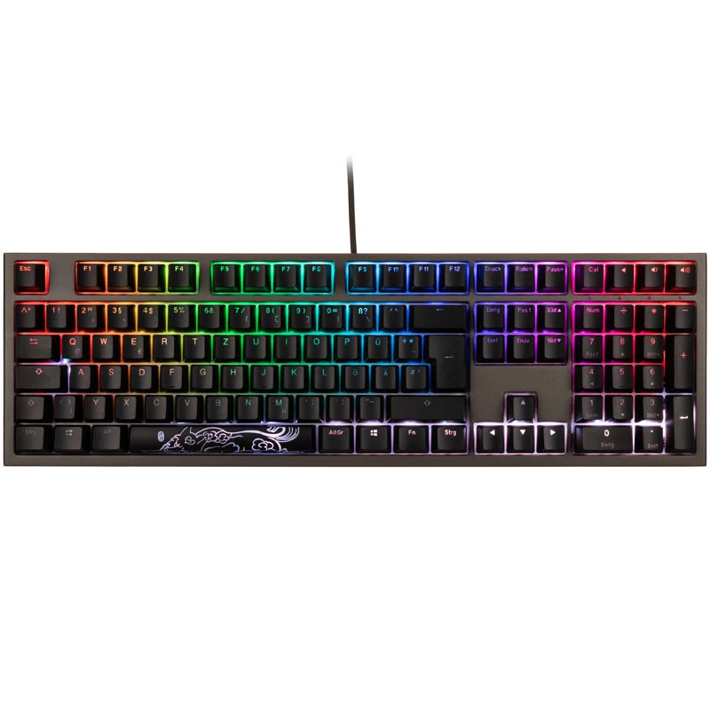 Ducky Shine 7 klávesnica, herná, USB, sivá