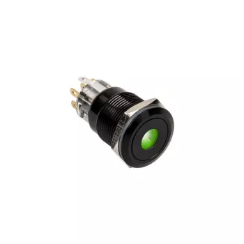 DimasTech vandalizmus spínač/tlačidlo 19mm Blackline Dot RGB PD218