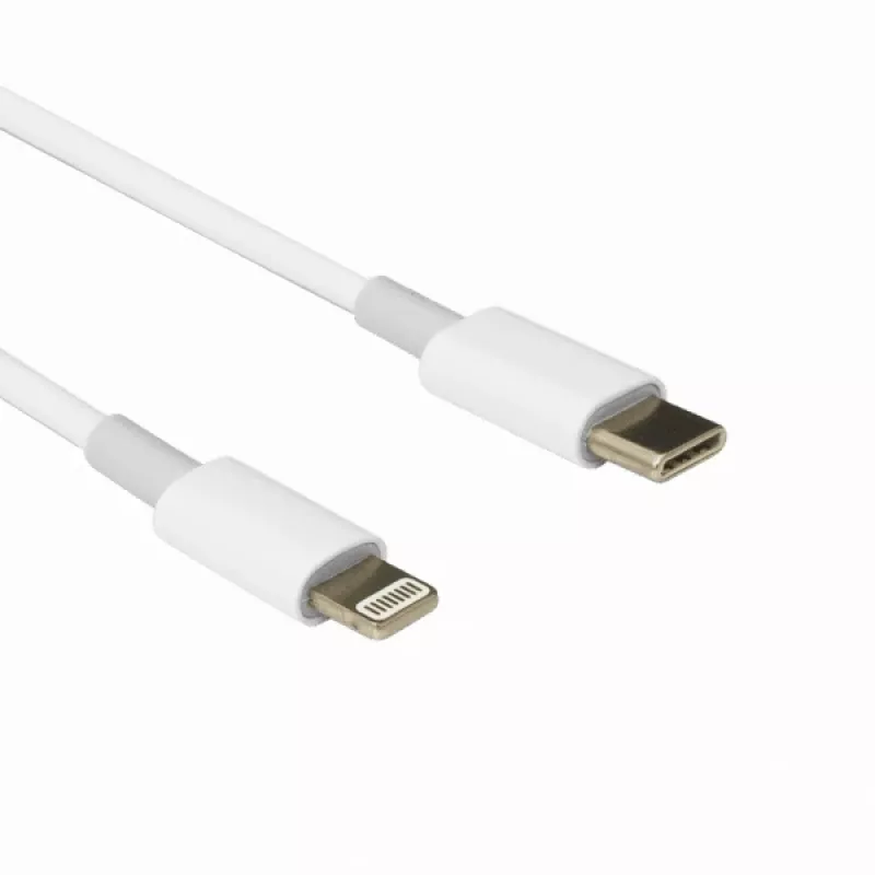 Sbox iPH./8pin M.->TYPEC M. 1M TYPEC-IPH7 biela