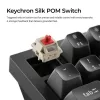 Mechanická klávesnica Keychron Q1 Ultra 8K — 75% formát, USB + RF bezdrôtová + Bluetooth, RGB LED, čierna