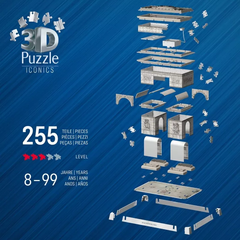 3D puzzle Ravensburger 12008029 budova 269 mm x 239 mm