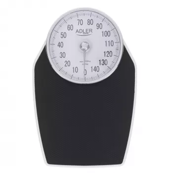 Adler | mechanická osobná váha | AD 8177 | maximálne zaťaženie (kapacita) 150 kg | presnosť 1000 g | čierna