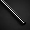 Bitspower None Chamfer mosadzná hardtube 12 mm AD, 500 mm - čierny trblietavý