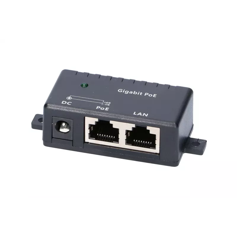 Gigabit PoE injektor Extralink 1 port, 1x 1000Mb/s RJ45, Cube