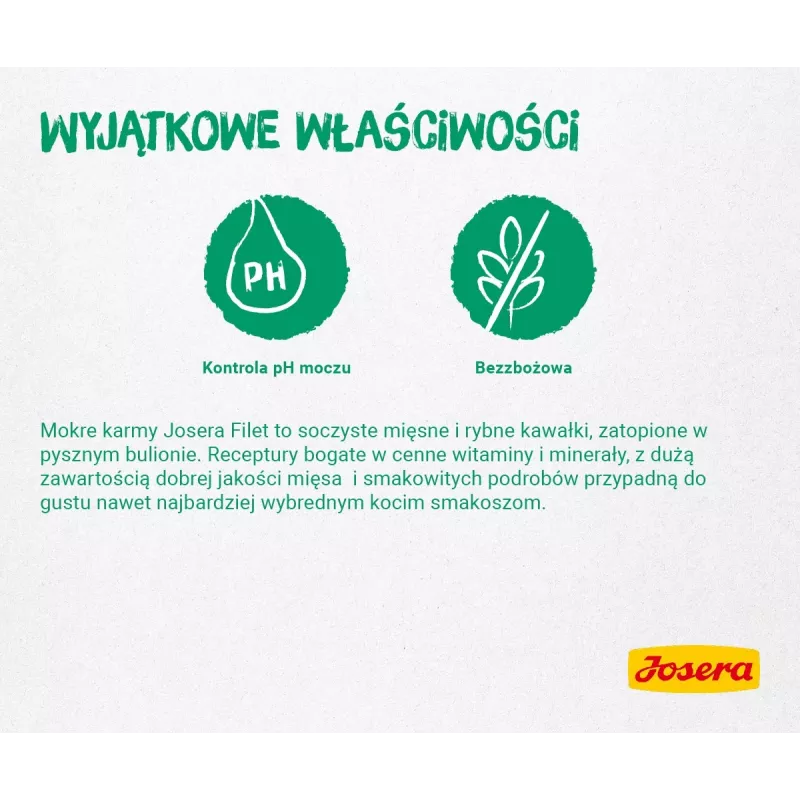 JOSERA Filet kura s kačicou - mokré krmivo pre mačky - 70 g