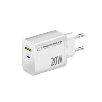 Esperanza EZC105W napájací adaptér 20W biely