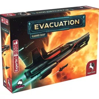 Pegasus Spiele 56260G spoločenská hra Evacuation