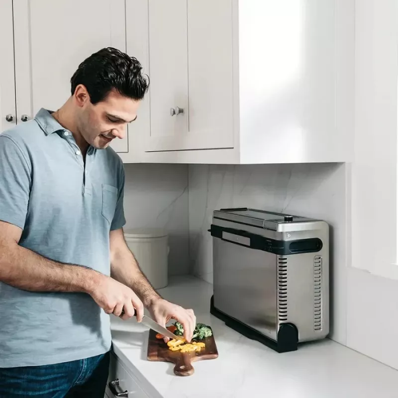 Ninja SP101 samostatná 10 L voľne stojaca 2400 W teplovzdušná fritéza čierna, nerezová oceľ