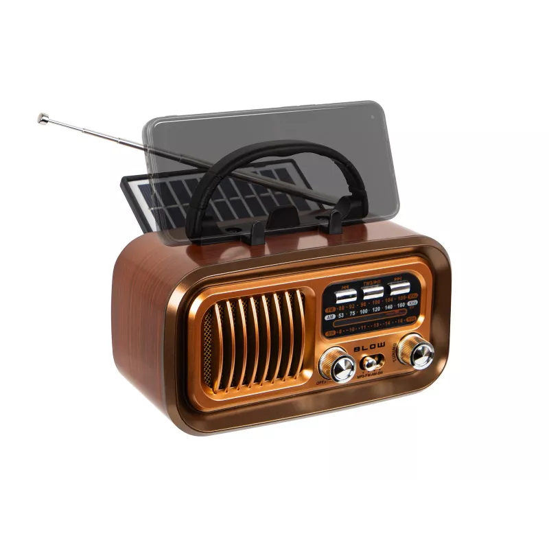Prenosné analógové AM/FM rádio RA16 Solar