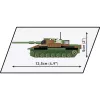 Stavebnica Cobi Leopard I model tanku — 147 dielov, od 6 rokov, hnedá/zelená
