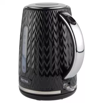 Rýchlovarná kanvica Petra 1,7 l 2200 W čierna