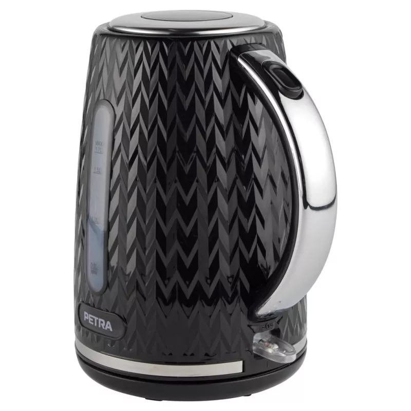 Rýchlovarná kanvica Petra 1,7 l 2200 W čierna