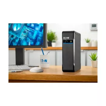 Záložný zdroj napájania Eaton 3P Ellipse 0,7 kVA (420 W), Standby, 4 AC výstupy, 7 Ah batéria, Tower, čierna