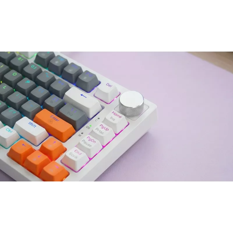 Savio ASTRAL WHITE JADE 3 COLOURS klávesnica Gaming USB QWERTY US International