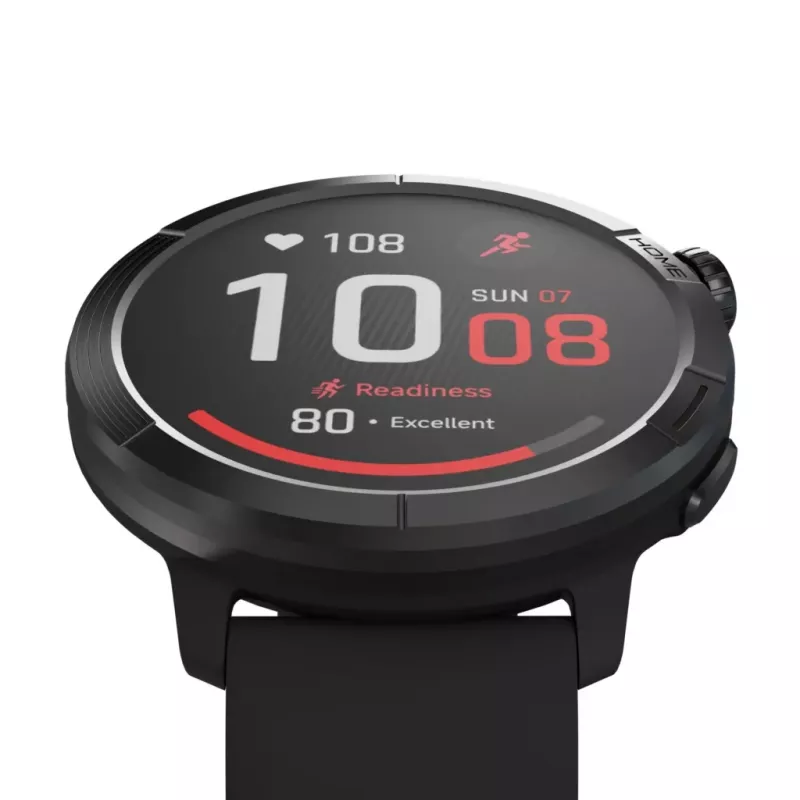 Náramkové hodinky Stelio STSWA102BT Activ Pro GPS 46 mm čierne titánové puzdro