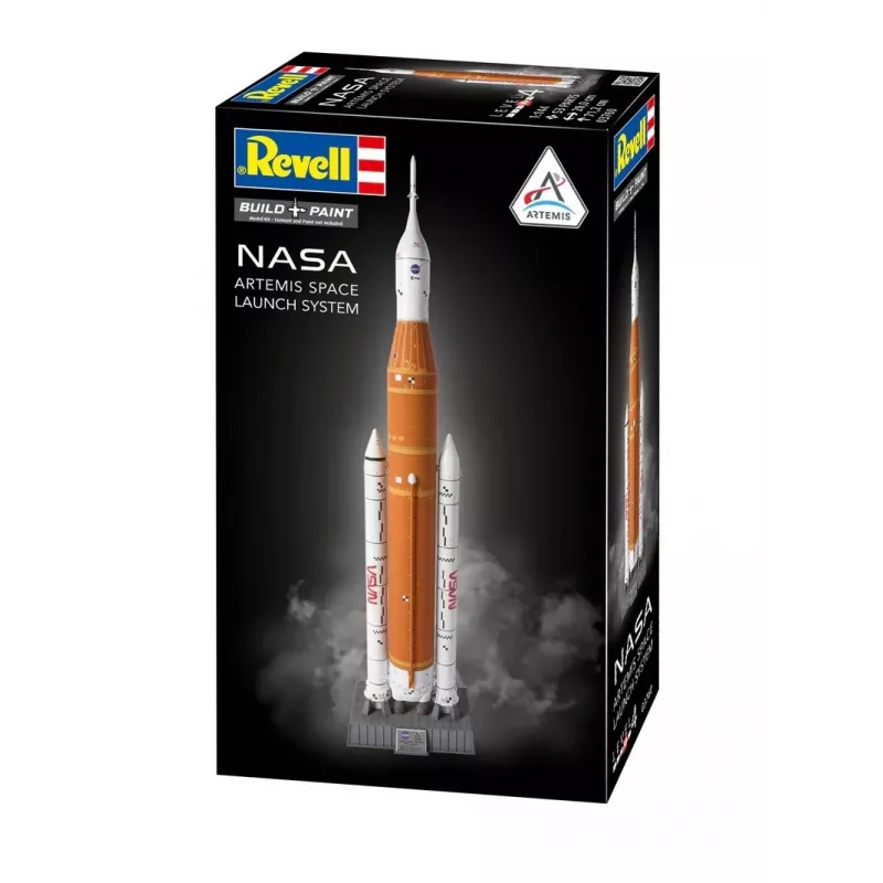 Plastový model Artemis Space Launch System