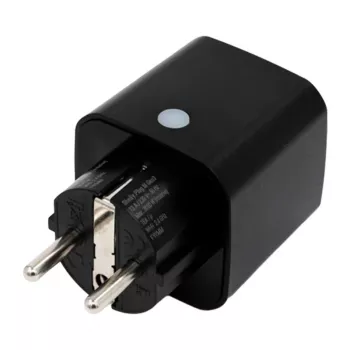 Shelly Plug PM Gen3 Matter 13A smart zásuvka, čierna