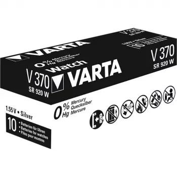 Varta V370 gombíková batéria z oxidu strieborného