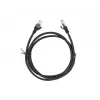 Sieťový kábel Lanberg PCU6-10CC-0150-BK RJ-45 Cat6 1,5 m čierny