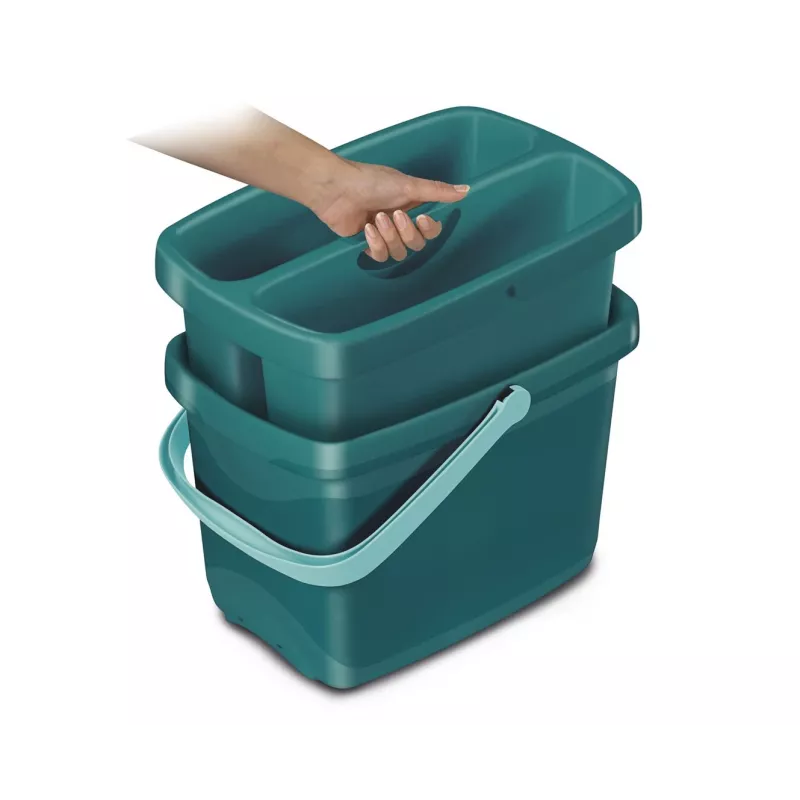 Vedro Leifheit Combi Box 1052001 s integrovaným lisom a ergonomickou rukoväťou