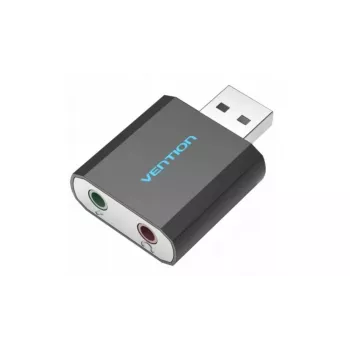 Vention externá zvuková karta USB čierna kov Type