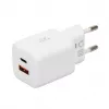 USB nabíjačka IBOX ILUC42W 42W (max. 33W), 1×USB-C PD3.0, 1×USB-A QC3.0, 100–240V, biela