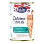 Butcher's Delicious Dinners mokré krmivo pre mačky s kúskami oceánskych rýb v želé, 400 g