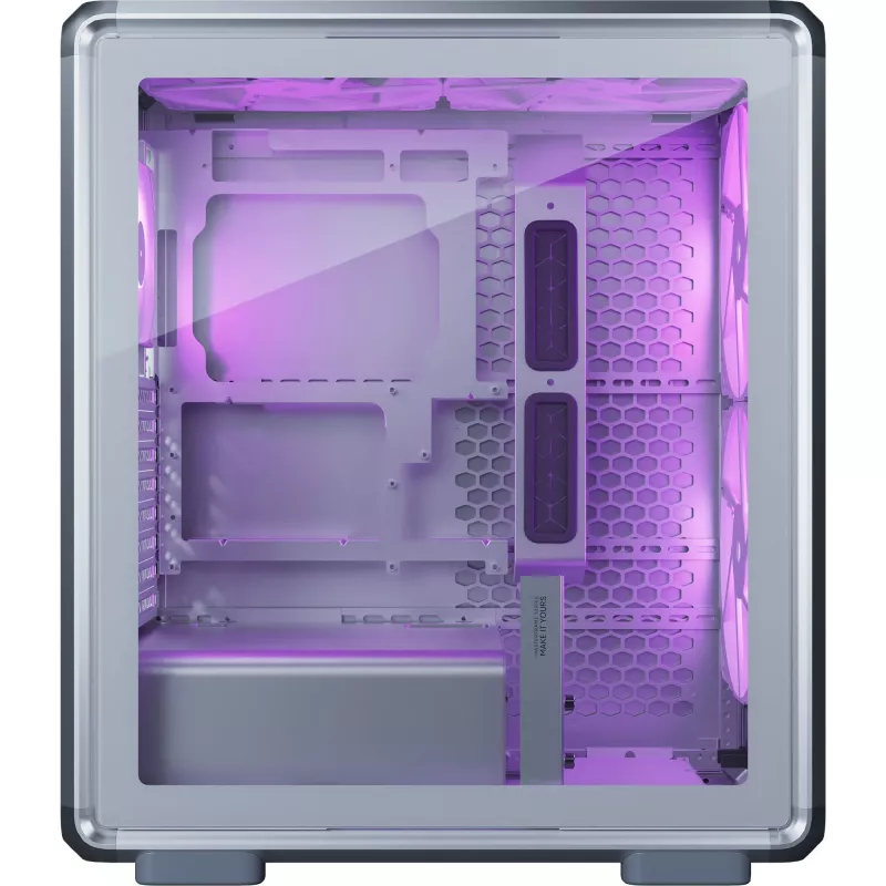 Cooler Master MasterFrame 500 Mesh ARGB PC skriňa Midi Tower, strieborná, tvrdené sklo