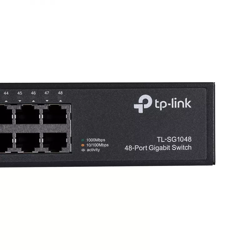 TP-Link TL-SG1048 nespravovaný Gigabit Ethernet (10/100/1000) 1U čierny
