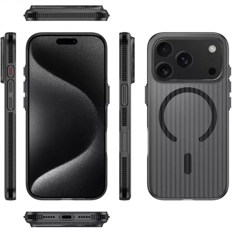 4smarts Design Case Aero pre iPhone 17 Pro, čierne (541641)