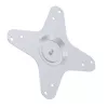 Adaptačná doska WANBO STROPNÝ DRŽIAK PRÍSLUŠENSTVO hliník strieborná 170x170mm