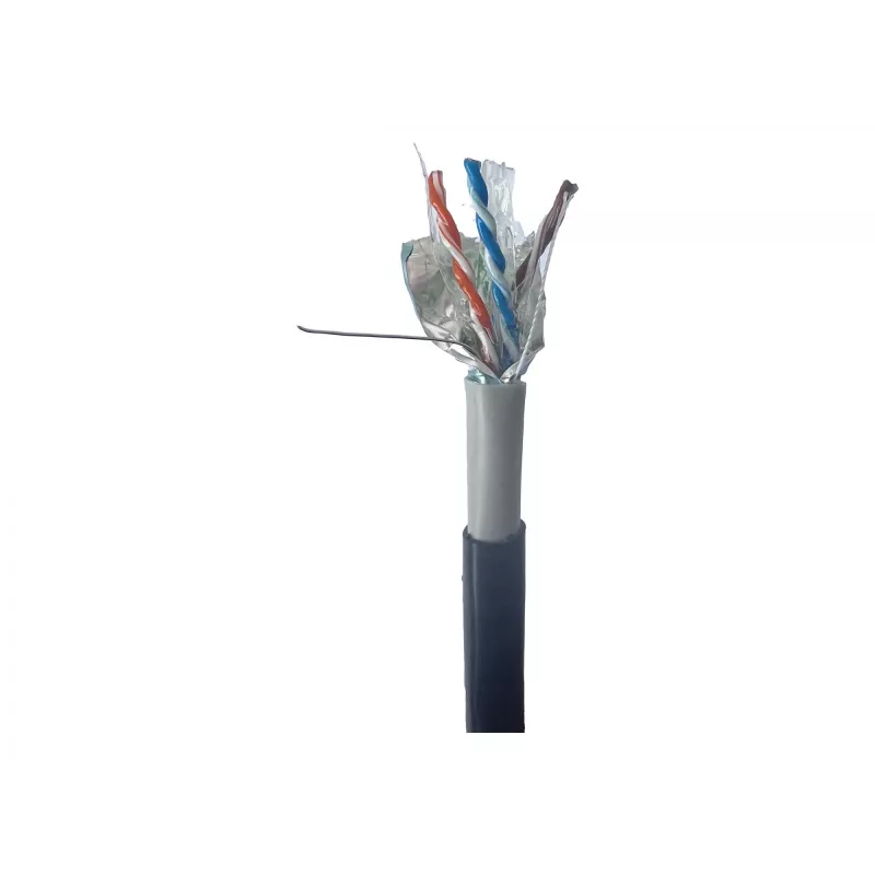 Sieťový kábel Gembird FPC-6004GE-SO-OUT 305 m Cat6 F/UTP čierny