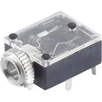 Stereo 3.5mm konektor samica ShiverPeaks 51355 — uzavretý jack konektor samec