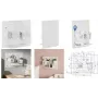 LogiLink organizér na dierovanú dosku / kombinovaný nástenný držiak (PB0105)