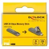 USB flash disk DeLOCK 54012 256 GB USB Type-C sivý