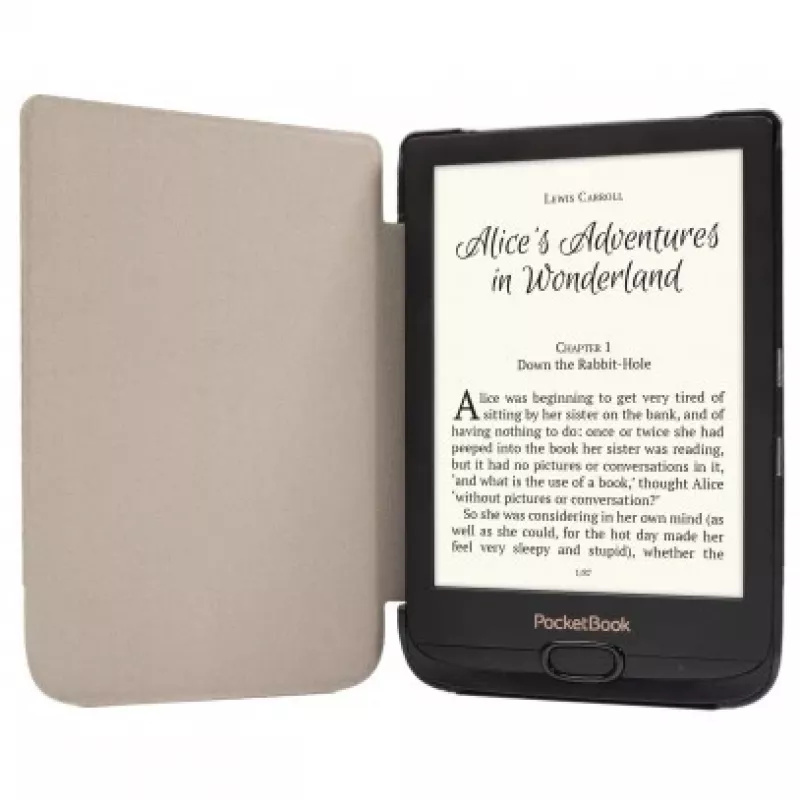 Puzdro na tablet WPUC-627-S-GY sivé (PocketBook Touch Lux 4, Lux 5, Color, Touch HD 3, Basic Lux 2)