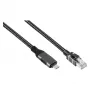 Good Connections Ethernet kábel USB-C RJ45, antracit, 3,0 m
