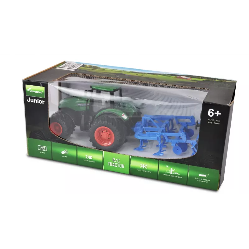 Traktor Amewi 22640 elektromotor 1:24 pre deti od 6 rokov