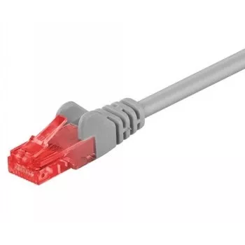 Wentronic Goobay CAT 6 patch kábel, U/UTP, sivá, 1,5 m - CCA medená zmes (95591)