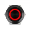 Panelové tlačidlo DELOCK 22015 22 mm, 12 V, 5 spájkovacích vývodov