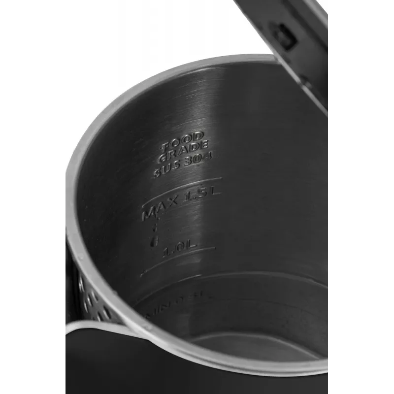 Kanvica na vodu dvojstenná 1,5 L Concept čierna RK 3301
