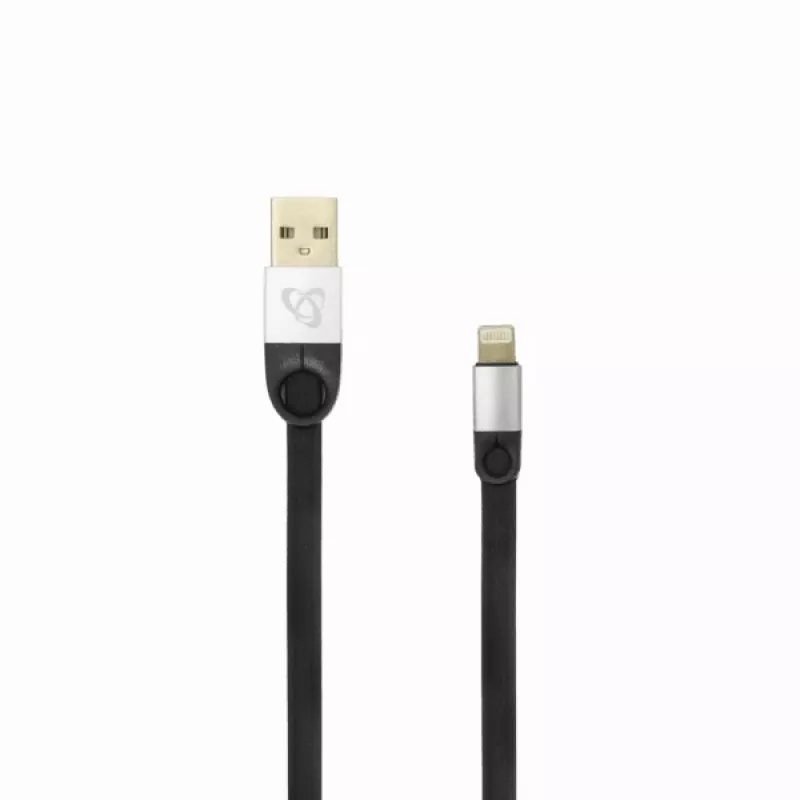 Sbox USB 2.0-8-Pin/2.4A čierna/strieborná