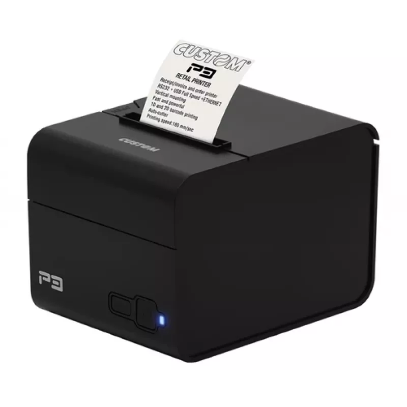 Custom PRINTER P3X 80MM ETH USB RS232 - POS tlačiareň - termotlač