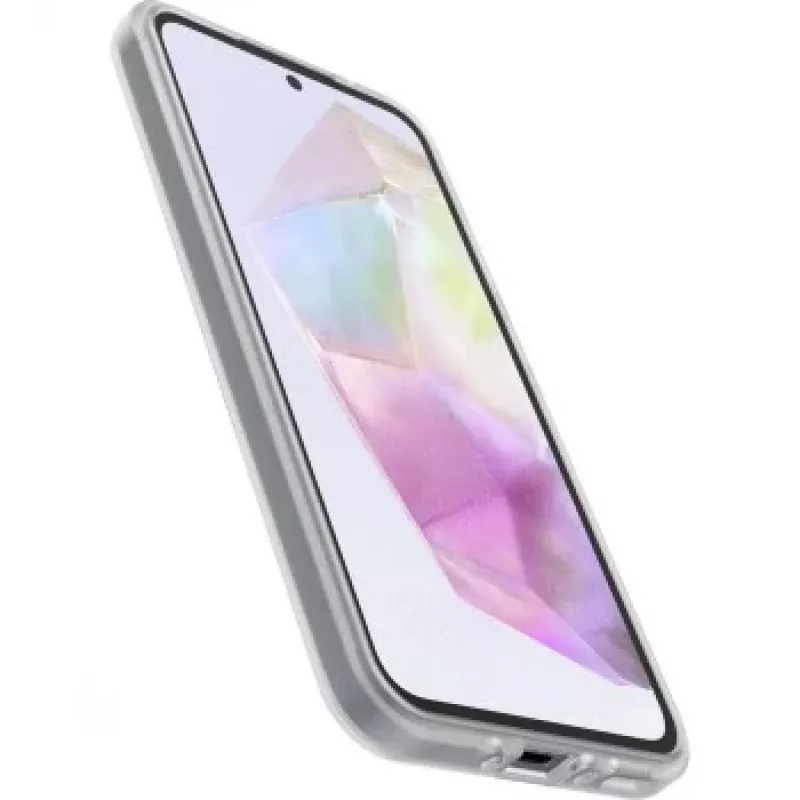 Puzdro na telefón OTTERBOX React Series pre Samsung Galaxy A35, transparentné, tenké ochranné puzdro