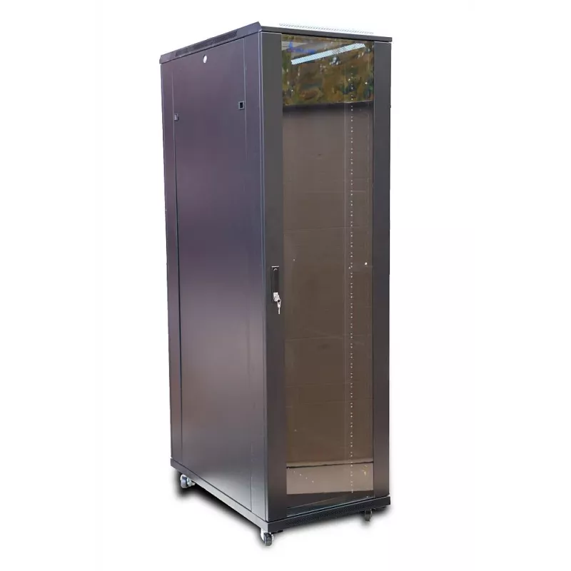 Samostatne stojaci rozvádzač Extralink rackový rozvádzač 42U 600x1000 čierny