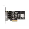 DeLOCK PCI Express x4 karta 4 x RJ45 Gigabit LAN RTL8111 - PCIe - RJ-45 - PCIe 2.0 - strieborná - PC - Windows 10 - Windows 11 - Windows 8.1 (88618)