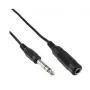 Microconnect AUDNU5 audiokábel 5 m 6,35 mm čierna